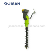 JISAN earth drill auger on mobile crane